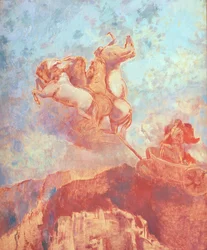 Der Wagen des Apollon, um 1908